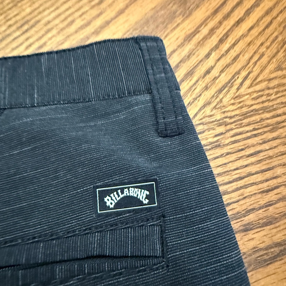 Billabong Men's Dark Gray Flat Front Shorts - Picture 3 of 8
